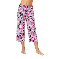 HUE Women’s Summer Vacation Pajama Separates, Soft, Whimsical Print PJs with Tropical Beach Themes, Flip Flops, Cocktails