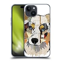 Head Case Designs Officially Licensed Michel Keck Australian Shepherd Dogs 3 Soft Gel Case Compatible with Apple iPhone 15
