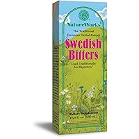 NatureWorks Swedish Bitters, Traditional European Herbal Extract Used for Digestion, 16.9 Fluid Ounce