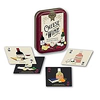 Ridley's Games: Cheese & Wine Playing Cards| 52 Unique Hand-Illustrated Cheese & Wine Paring Playing Cards – Includes a Durable Storage Tin for Easy Travel – Great Gift Idea for Charcuterie Lovers