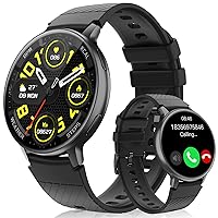 Smartwatch, Sports Smart Watch, Can Make and Receive Calls, with Voice Notification and AI Message, More Than 100 Sports Modes, Heart Rate/Sleep Monitoring