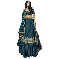 Indian Pakistani Style Special Events Wear Gorgeous Girl's Ready to Wear Full Flared Lehenga Choli