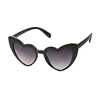 ShadyVEU Oversized Colorful Narrow Cat Eye Love Heart Shaped UV400 2-4 Years Kids Sunglasses
