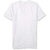 Men's Fine Jersey V-Neck T-Shirt Short Sleeve