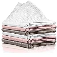 XL Lint Free Microfiber Cleaning Cloth, Cleaning Rags, Microfiber Cloth, Cleaning Towels, Glass Cleaning Cloths, Microfiber Towels Cleaning, Lint Free Cloth, Window Cleaning Cloth - Set of 6