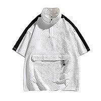 Cotton Collared T Shirts for Men Mens Short Sleeve T Shirts with Pocket Pack