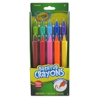 Crayola Bathtub Crayons, Assorted Colors 9 ea