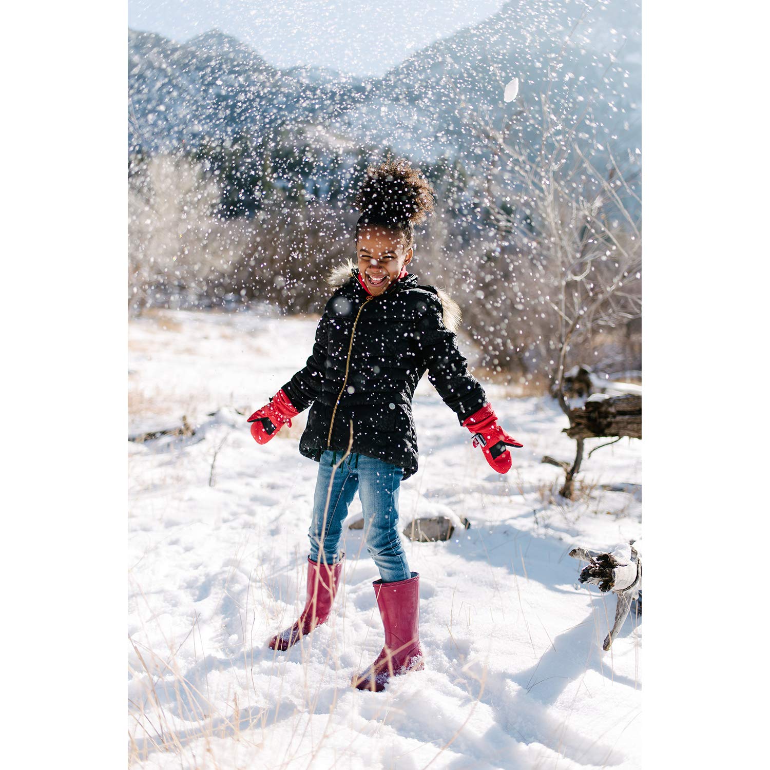 Zelda Matilda 3M 100G Thinsulate Winter Waterproof Mittens Children Toddlers and Baby Gloves