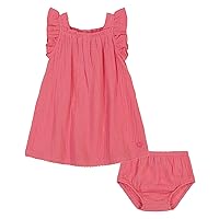 Juicy Couture Baby Girl's Woven Dress with Diaper Cover