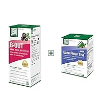 BELL BUNDLE - Ezee Flow Urinary Support Tea for Men & G-Out Uric Acid Cleanse - 25 years around the world, Sold Directly by The Manufacturer