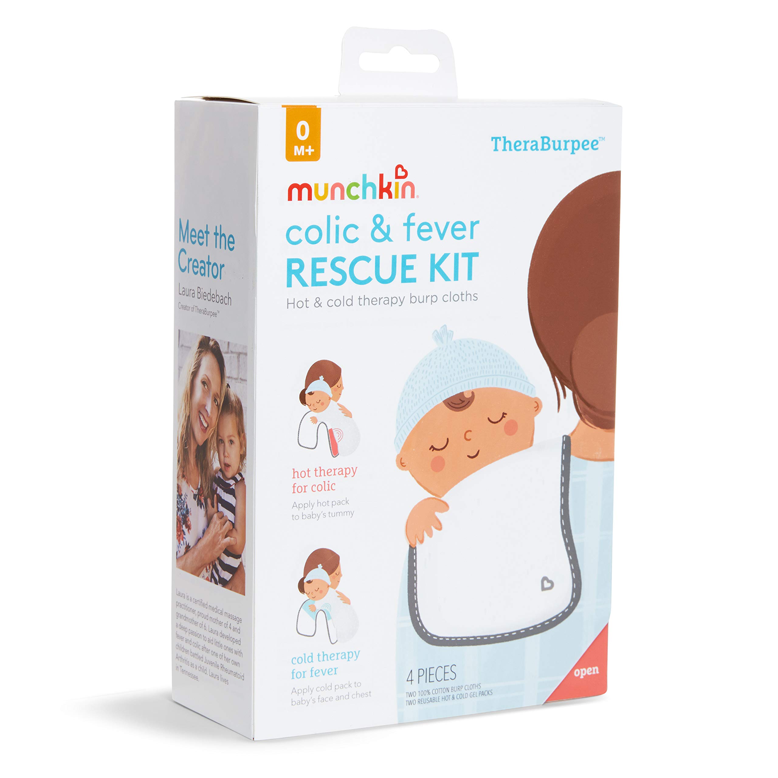 Munchkin® TheraBurpee Colic & Fever Rescue Kit with Hot & Cold Therapy Burp Cloths