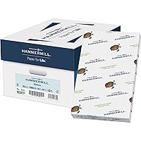 Hammermill Colored Paper, 20 lb Blue Printer Paper, 8.5 x 14 - 1 Ream (500 Sheets) - Made in the USA, Pastel Paper, 103317R