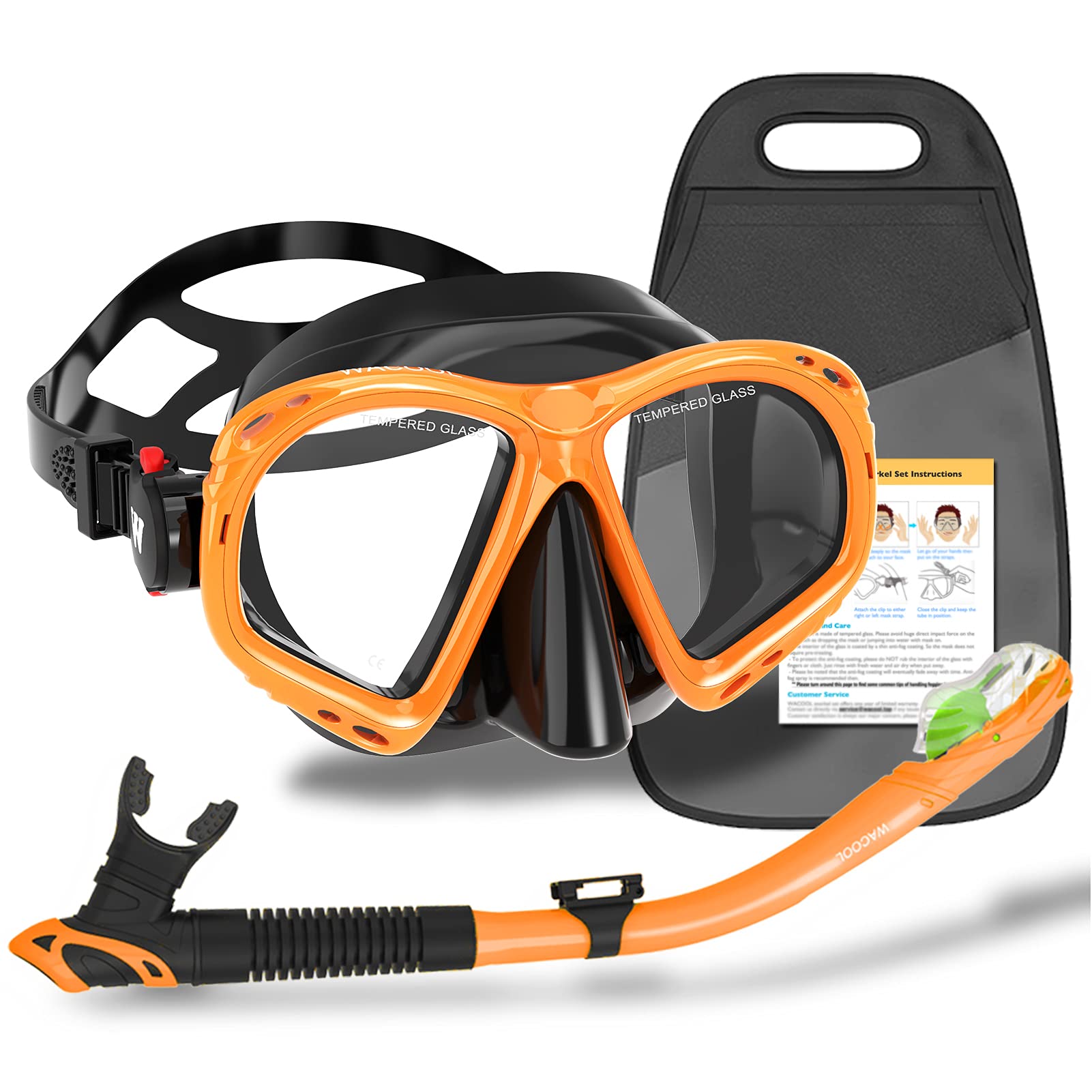 WACOOL Professional Adult Teens Snorkeling Snorkel Diving Scuba Package Set Gear Anti-Fog Coated Glass with Silicon Mouth Piece Purge Valve and… – WACOOL , SKU-B082X32Y6Y – fado.vn 🛒Top1Shop🛒 🇻🇳Top1Vietnam🇻🇳 🛍🛒 🇻🇳🇻🇳🇻🇳🛍🛒