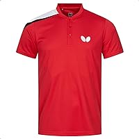 Butterfly Men's Tosy Shirt - Comfortable, Sporty, Dry-fit, Athletic Performance Shirt, Henley T-Shirt, Table Tennis