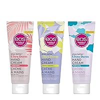 Bundle of eos Shea Better Hand Cream - Vanilla Cashmere + Fresh & Cozy + Coconut- Natural Shea Butter Hand Lotion and Skin Care, 24 Hour Hydration with Shea Butter & Oil, 2.5 oz, Packaging May Vary