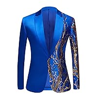 Slim Double Breasted Suits for Men Sequin Stage Performance Clothing Hip Hop Suit Suite for Men