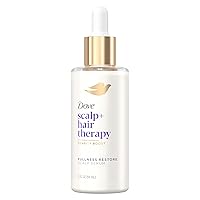 Scalp + Hair Therapy Hair Serum Density Boost Fullness Restore Scalp Serum for thicker hair scalp moisturizing formula fortifies roots and boosts visible hair density 2 FL OZ (59mL)
