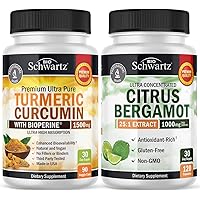 BioSchwartz Turmeric Curcumin 1500 & Citrus Bergamot Bundle