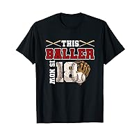 18th Birthday Baseball Boy Eighteen Year Old Baseball Player T-Shirt