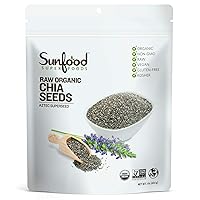 Organic Chia Seeds | 1 lb. 30 Servings | Energy-Boosting Superfood Mix for Puddings, Smoothies & Baking | Great for Weight-Loss & Rich in Omega 3s' | Vegan, Gluten-free, Non-GMO