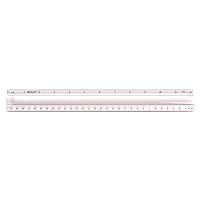 Westcott 12-Inch Data Processing Magnifying Ruler, Clear