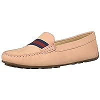 Driver Club USA Women's Leather Made in Brazil Grow Gain Ribbon Detail Driver Moc Loafer