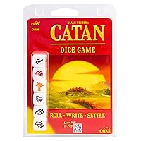CATAN Dice Game - Portable Fun for On-the-Go Adventures! Strategy Game, Family Game for Kids and Adults, Ages 7+, 1-4 Players, 15-30 Minute Playtime, Made by CATAN Studio