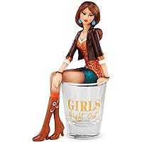 Hiccup Girls Night Out 2-1/2-Inch Girl in Shot Glass, 5-3/4-Inch Tall with Figurine,