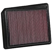 K&N Engine Air Filter: Increase Power & Towing, Washable, Premium, Replacement Air Filter: Compatible with 2017-2019 V8 5.6L NISSAN Titan, 33-5062