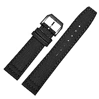 RAYESS For IWC Pilot Spitfire Timezone TopGun Strap Green Black Belts Wristwatch Straps 20mm 21mm 22mm Nylon Canvas Fabric Watch Band