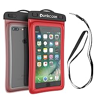 Waterproof Phone Pouch, PunkBag Universal Floating Dry Case Bag for Most Cell Phones incl. iPhone 8 Plus & Samsung Galaxy S9 | Perfect for Keeping Your Cellphone & Valuables Dry and Safe