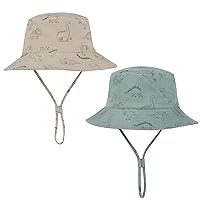 Baby Sun Hat UPF 50+ Sun Protective Toddler Bucket Hat Summer Kids Beach Hats Wide Brim Outdoor Play Hat for Boys Girls