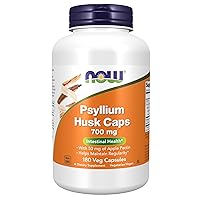 Supplements, Psyllium Husk Caps 700 mg with 50 mg of Apple Pectin, Intestinal Health*, 180 Veg Capsules