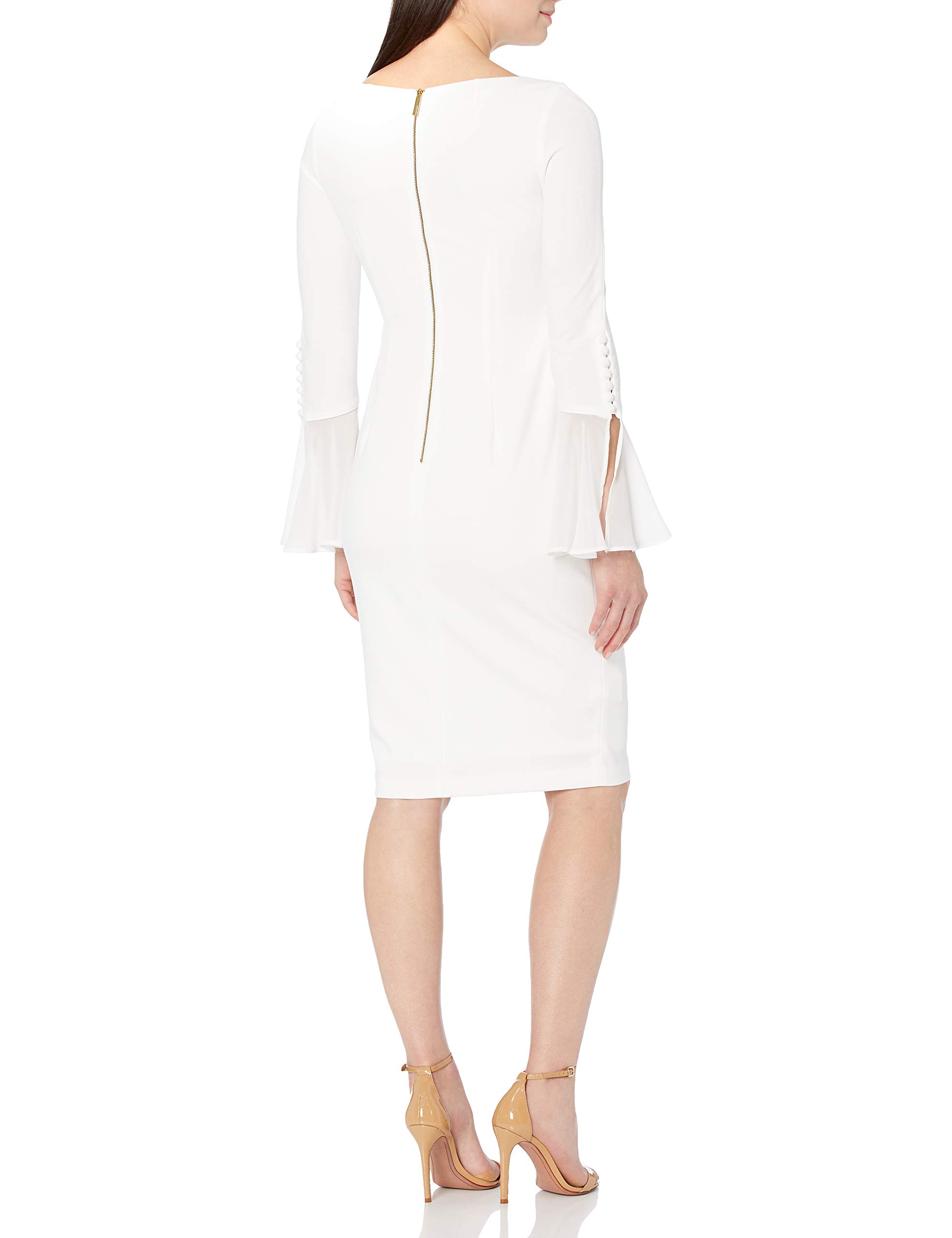 Mua Calvin Klein womens Solid Sheath With Chiffon Bell Sleeves Dress trên  Amazon Mỹ chính hãng 2023 | Giaonhan247