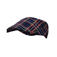 Whimoons YZ30078 Hat, Fashionable Plaid Hunting Hat, Men's, Women's, Adjustable Size