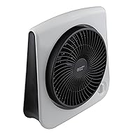 Comfort Zone Turbo Table Desk Fan with 180-Degree Adjustable Head, 10 inch, 3 Speed, Adjustable Tilt, Ideal for Home, Bedroom & Office, CZ111WT