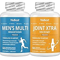 Bundle of Men’s Multi 18+ - Energy, Immunity, Muscle Strength, Health & Beyond and Joint Xtra - Advanced Joint Strength Formula for Joint & Cartilage Health, Flexibility, Mobility & Comfort