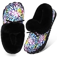 BARERUN Womens Moccasin Snow Boots Warm Winter Boots Ankle Boots for Women Outdoor Fur Lined Womens Shoes Slippers
