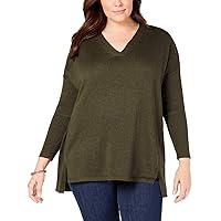 Style & Co Plus Size High-Low Over-Sized Tunic Sweater