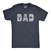 Mens Dad Hunting Tshirt Funny for Dad Outdoor Deer Hunter Graphic Tee