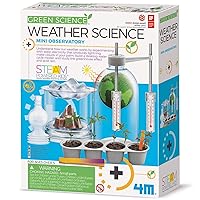 4M Toysmith: Green Science Kits Weather Science Kit, Exciting Activity to Help you Understand How our Weather Works, STEM, Mini Observatory, For Boys & Girls Ages 8 and up