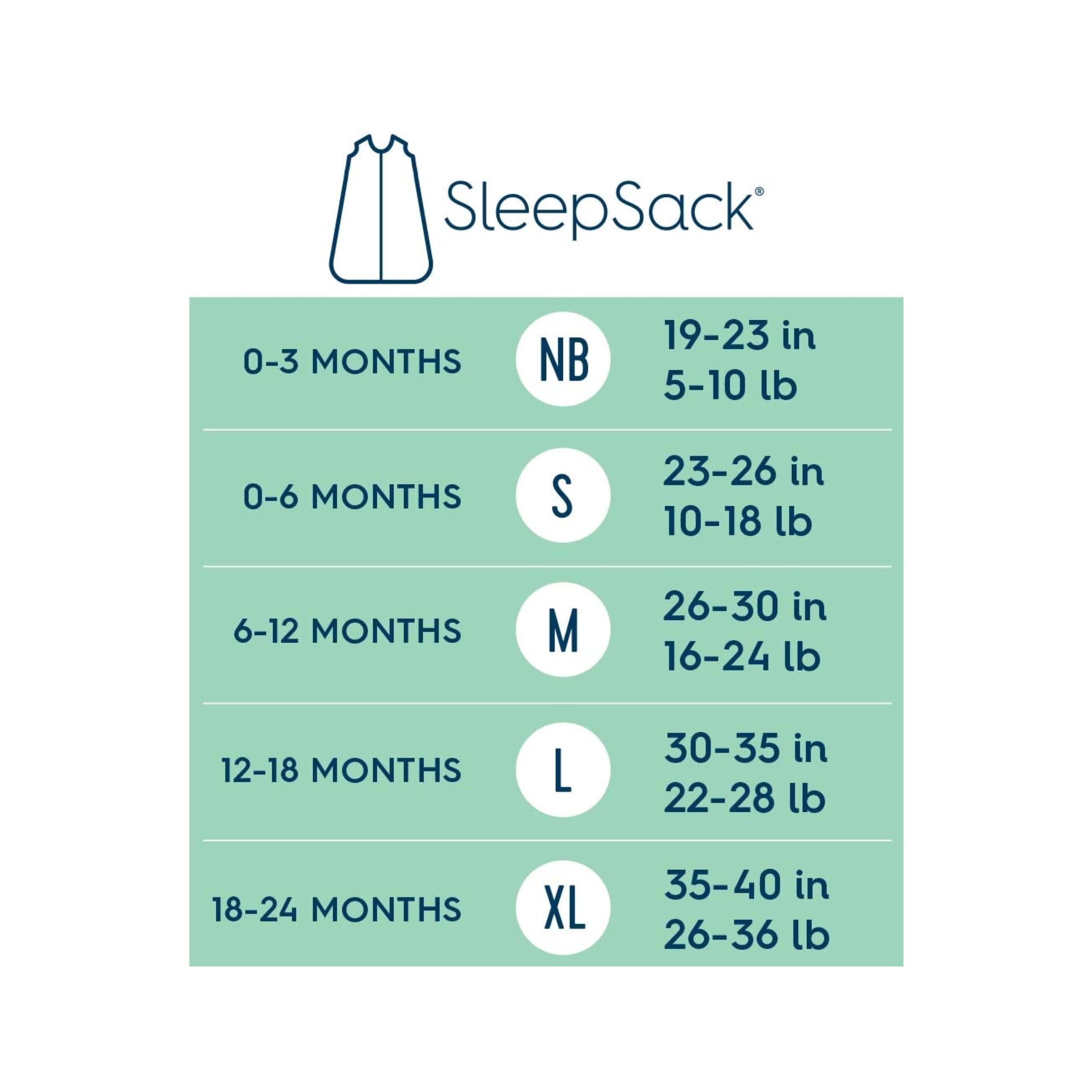 HALO Sleepsack, 100% Cotton Wearable Blanket, Swaddle Transition Sleeping Bag, TOG 0.5, Baby Blue, Small