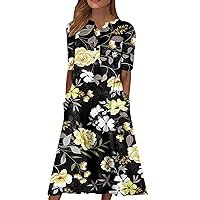 Women Dresses Spring 2024 - Summer Skirts Dresses for Women Flowy Shift Travel Women's Casual Dresses