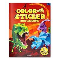 Dino Adventure (Color with Sticker) Dino Adventure (Color with Sticker) Paperback