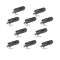 iSoHo Phones Bundle of 10 Telephone Cord Handset Curly - 2 Sets (5 x 15ft, 5 x 25ft) - Crisp Sound, Easy to Use - Perfect for Home or Office - Black