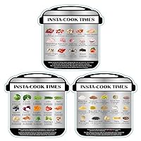 3 Pack Cooking Schedule Sticker,Electric Pressure Cooker Cooking Schedule Magnetic Memo Sticker, Cooking Time Sticker, Cooking Schedule for Electric Pressure Cookers, pressure cooker Electric Pre