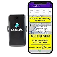 Seculife Mini GPS Tracker for Vehicles Cars Trucks RVs USA Based Company. Real Time 5G 4G LTE Car GPS Tracking Device Long Lasting Battery. Worldwide Unlimited Distance. Subscription Needed