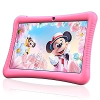 Kids Tablet 10 inch Android 13 Tablet for Kids 3-12 Quad Core 3+32GB Dual Camera GMS Certified WiFi Tablet Parental Control with Drop-Proof Case
