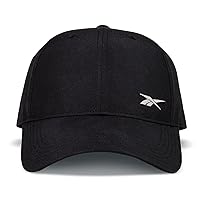 Reebok Standard Active Metal Badge Cap with Adjustable Strap for Men and Women (One Size Fits Most)