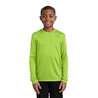 SPORT-TEK Youth Long Sleeve PosiCharge Competitor TEE F20